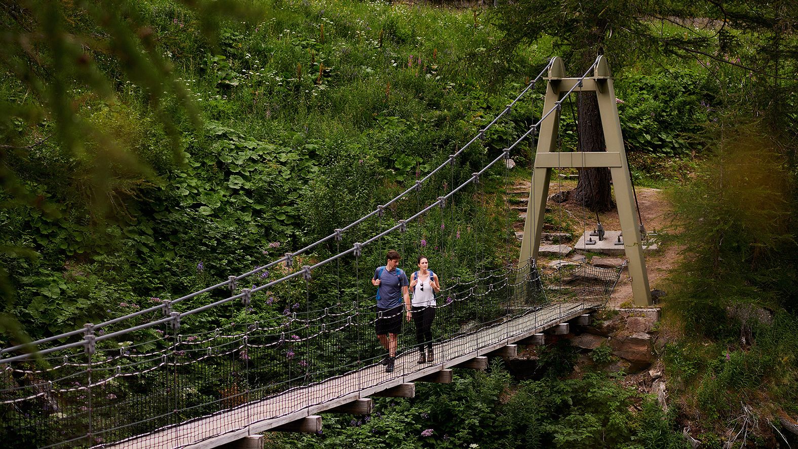 Hängebrücke Bodmer-Brücke