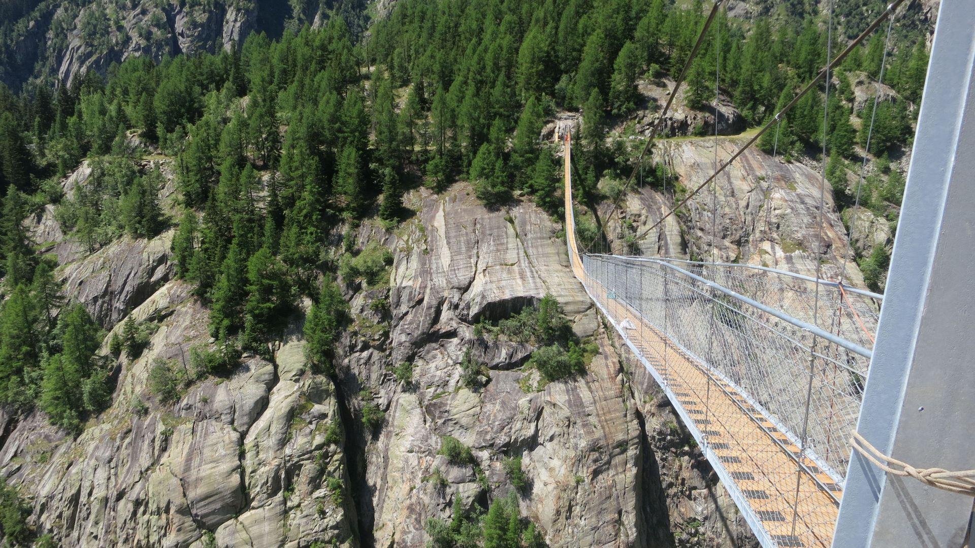 Hängebrücke Aspi-Titter Fieschertal - Bellwald