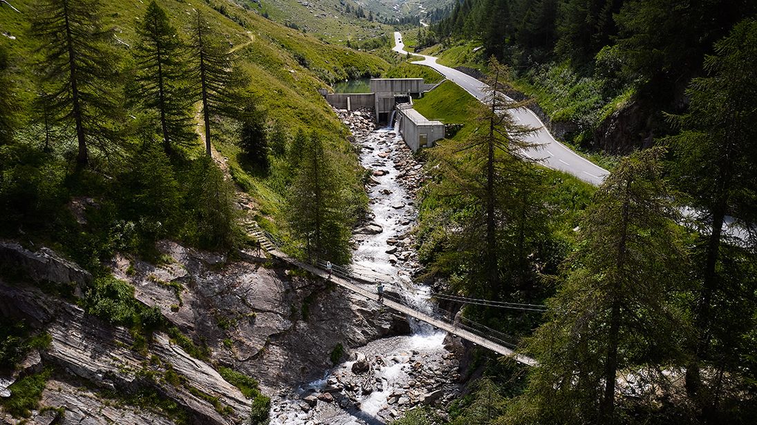 Hängebrücke Bodmer-Brücke